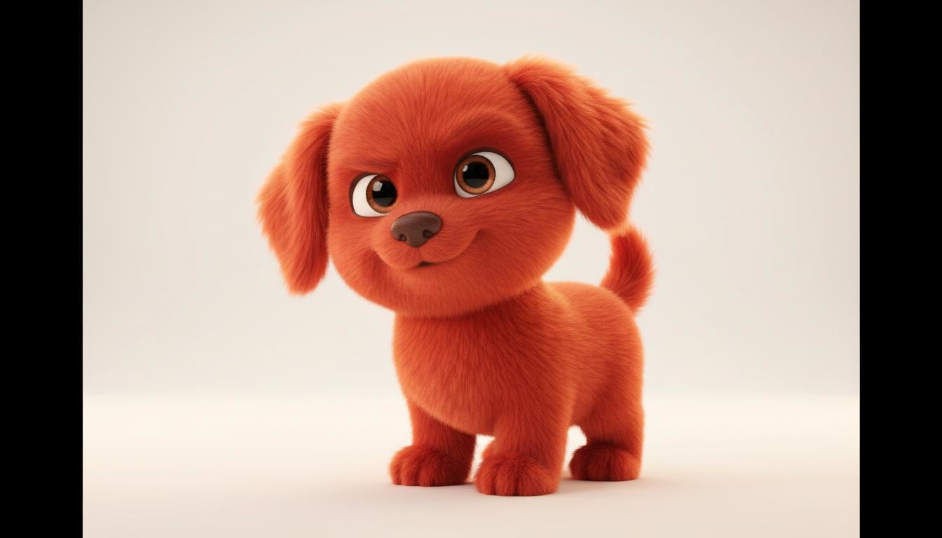 Chicky The Dog (Red Dog Middle Finger)