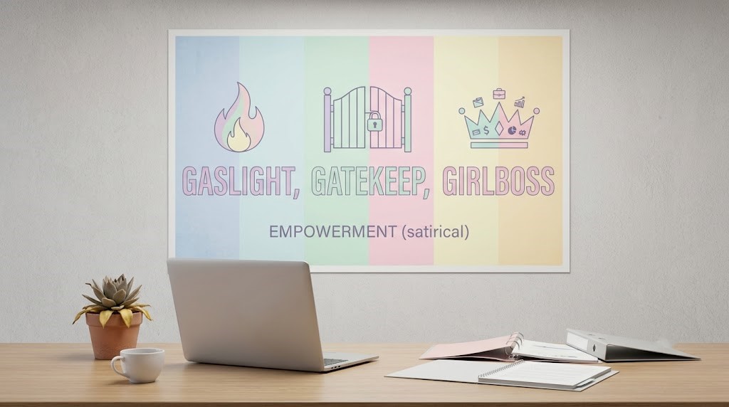 Gaslight Gatekeep Girlboss